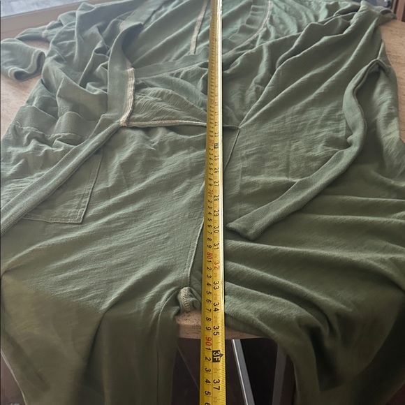 Free People Its a Wrap Jumpsuit Relaxed Fit Onsie Jumper Pants Olive Green Sz XS - Picture 12 of 14